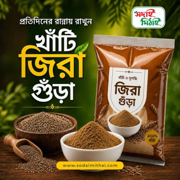 খাঁটি জিরার গুঁড়া | 100% Pure cumin powder- 500gm